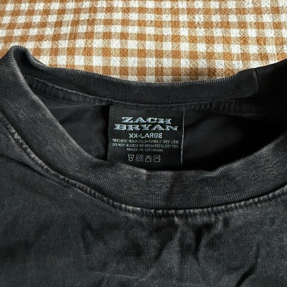 Zach Bryan Tour Shirt 2XL - Picture 3 of 4